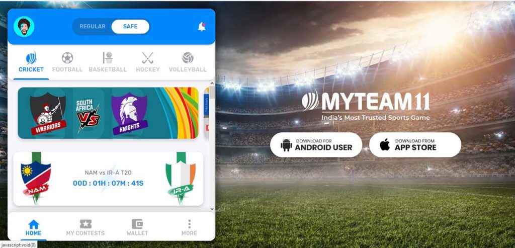 MyTeam11 Dashboard