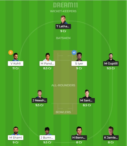 IND vs NZ 2nd ODI Dream11 Team prediction | Match prediction