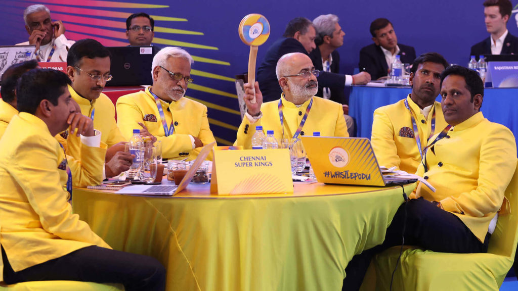 CSK auction team