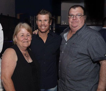David Warner Family