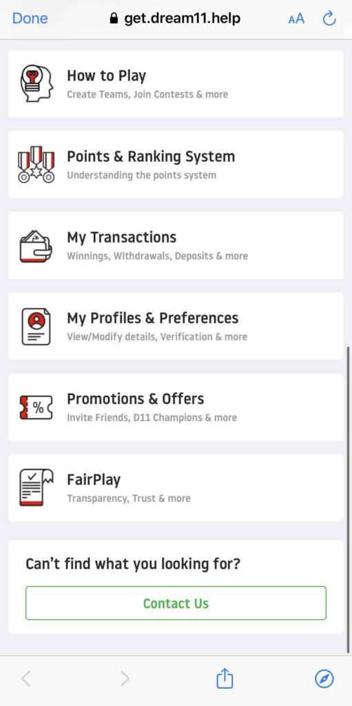 2 - Delete Dream11 Account