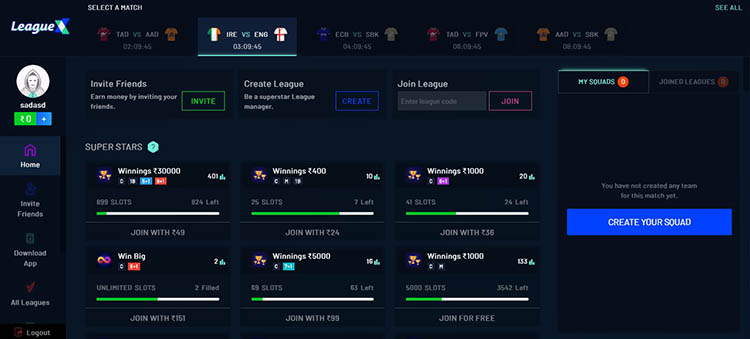 How to play and win on LeagueX?
