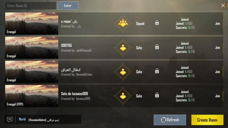 How to customise your room in Pubg Mobile?