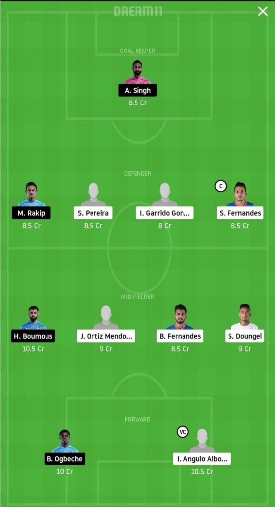 FCG vs MCFC Dream11 Match Prediction | Football Fantasy | India Super League | 25 Nov 2020 grand league