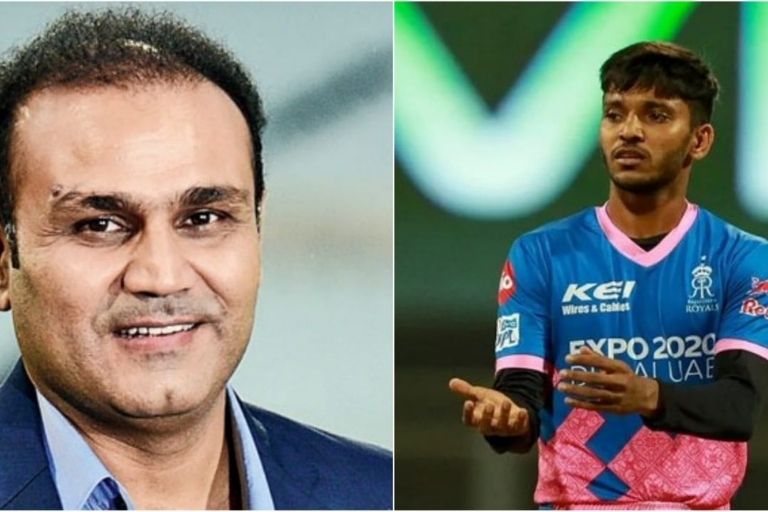 Chetan Sakariya Virender Sehwag